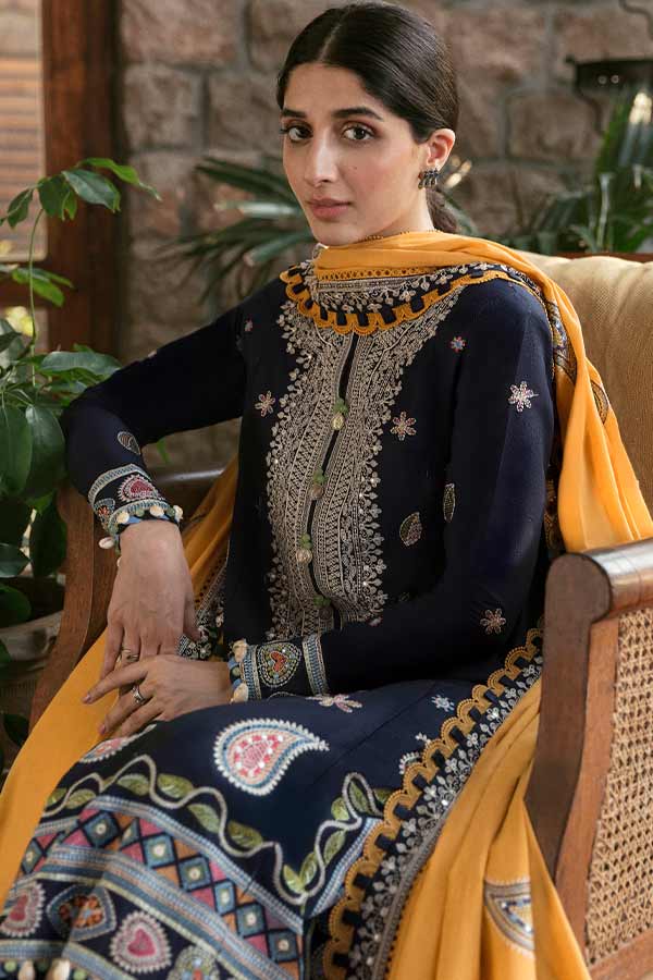 Zaha Festive Unstitched Lawn'22 ZF#04