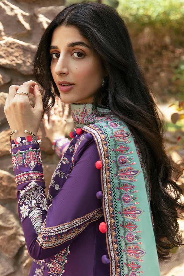 Zaha Festive Unstitched Lawn'22 ZF#06