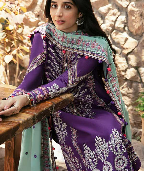 Zaha Festive Unstitched Lawn'22 ZF#06