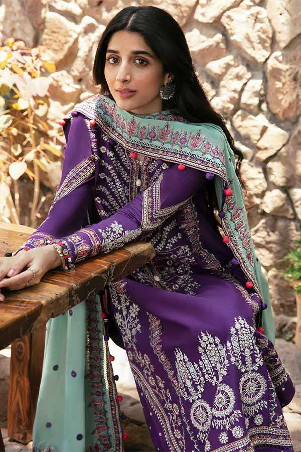 Zaha Festive Unstitched Lawn'22 ZF#06