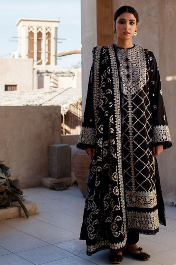 Zaha S/S Luxury Lawn'22 ZL#12-A ROZHIN