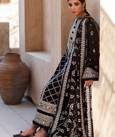 Zaha S/S Luxury Lawn'22 ZL#12-A ROZHIN