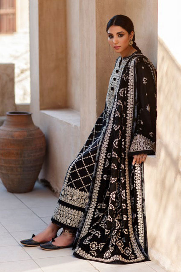 Zaha S/S Luxury Lawn'22 ZL#12-A ROZHIN