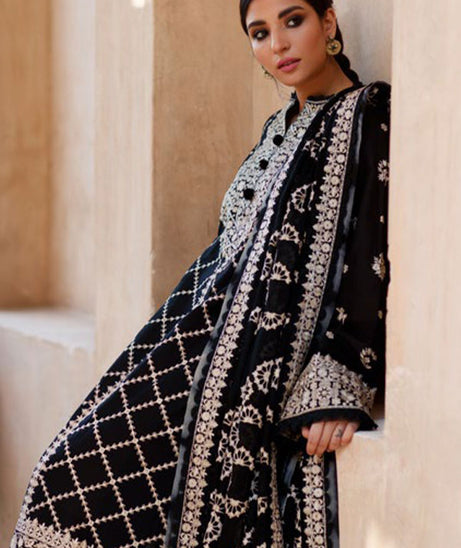 Zaha S/S Luxury Lawn'22 ZL#12-A ROZHIN
