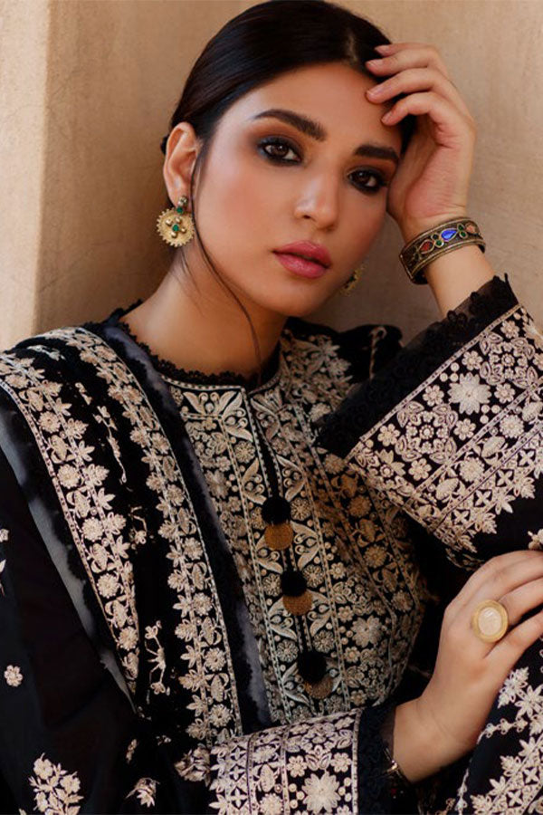 Zaha S/S Luxury Lawn'22 ZL#12-A ROZHIN