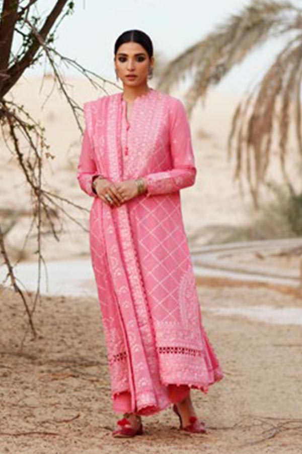 Zaha S/S Luxury Lawn'22 ZL#12-B ROZHIN