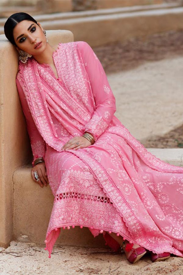 Zaha S/S Luxury Lawn'22 ZL#12-B ROZHIN