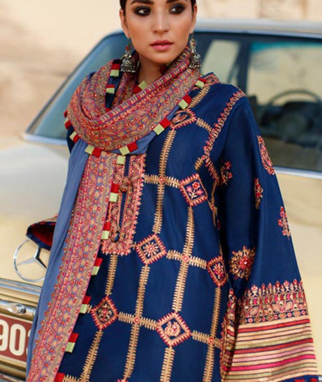 Zaha S/S Luxury Lawn'22 ZL#13-B LINA