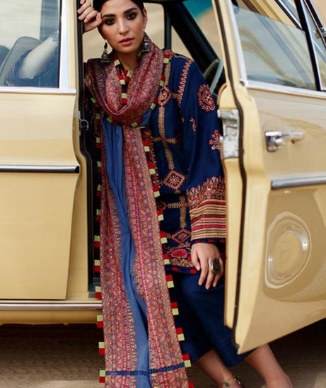 Zaha S/S Luxury Lawn'22 ZL#13-B LINA