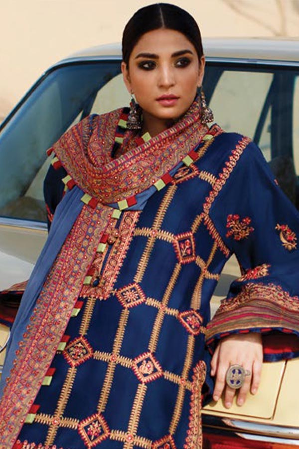 Zaha S/S Luxury Lawn'22 ZL#13-B LINA