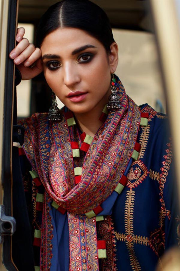 Zaha S/S Luxury Lawn'22 ZL#13-B LINA