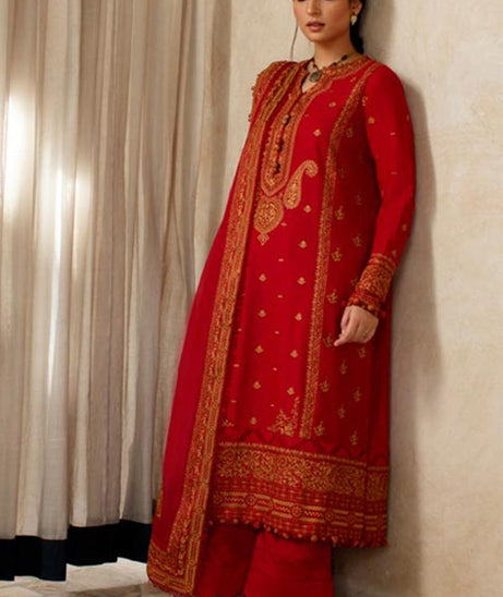 Zaha S/S Luxury Lawn'22 ZL#14-A NEGIN