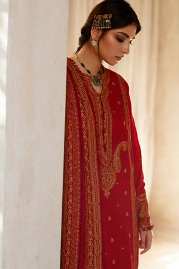 Zaha S/S Luxury Lawn'22 ZL#14-A NEGIN