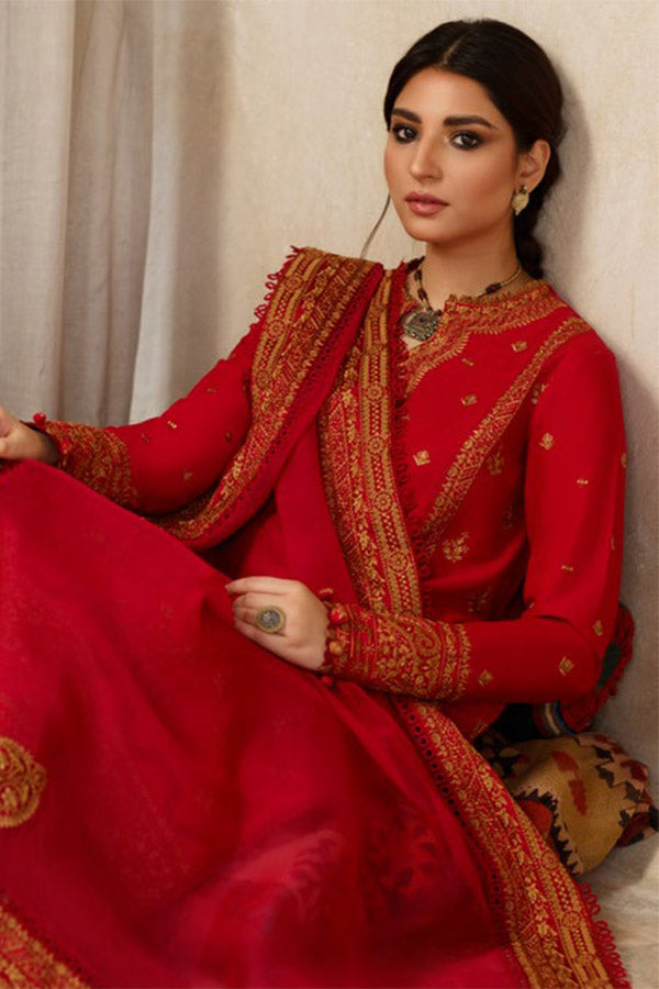 Zaha S/S Luxury Lawn'22 ZL#14-A NEGIN