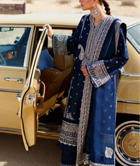 Zaha S/S Luxury Lawn'22 ZL#14-B NEGIN