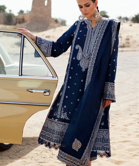 Zaha S/S Luxury Lawn'22 ZL#14-B NEGIN