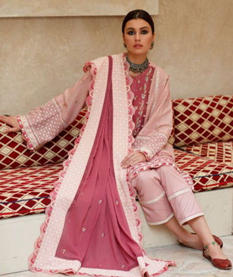 Zaha S/S Luxury Lawn'22 ZL#15-A AVIZEH