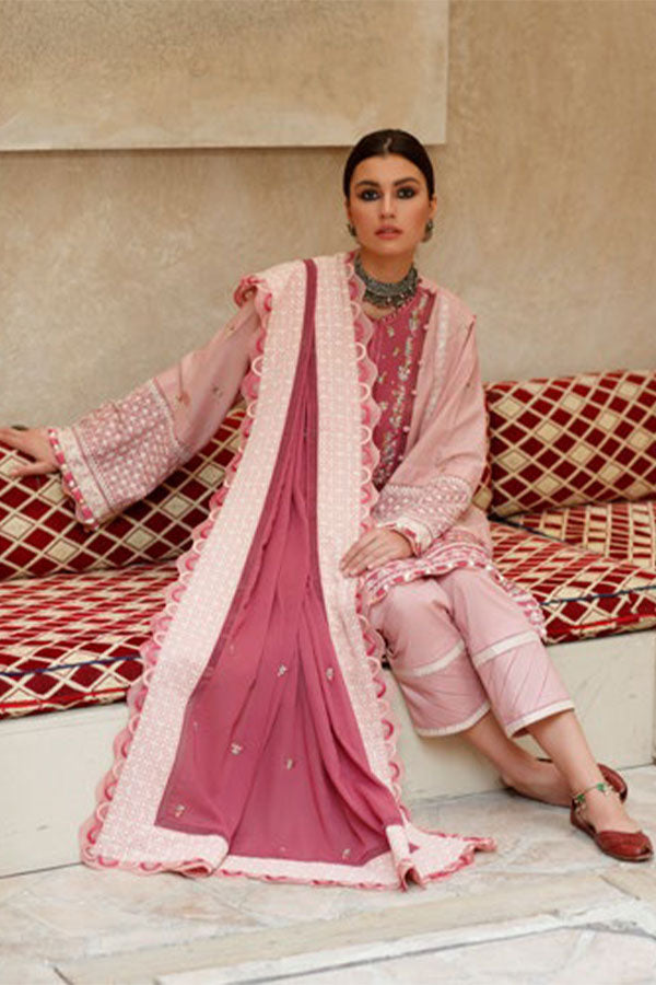 Zaha S/S Luxury Lawn'22 ZL#15-A AVIZEH