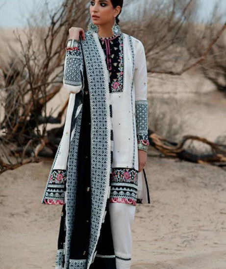 Zaha S/S Luxury Lawn'22 ZL#15-B AVIZEH