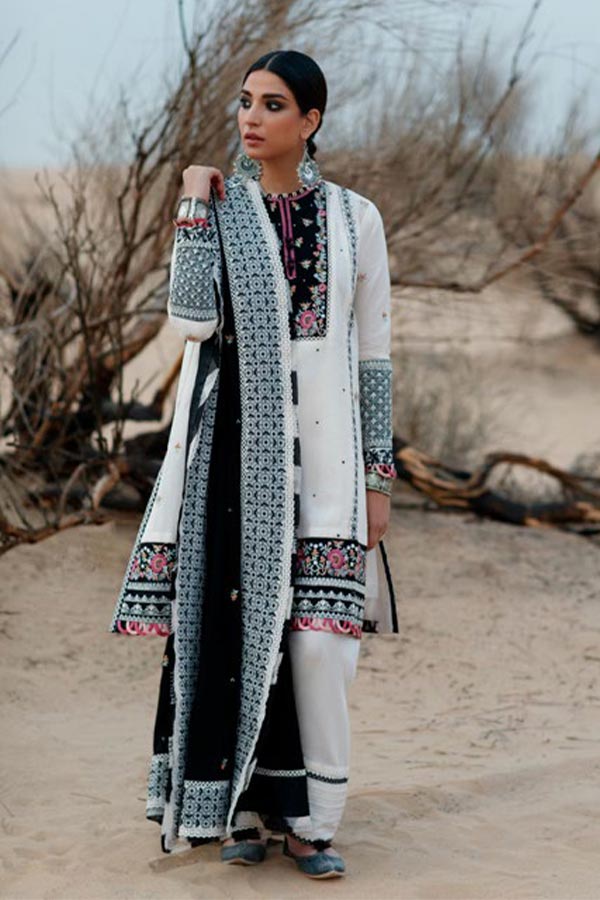 Zaha S/S Luxury Lawn'22 ZL#15-B AVIZEH