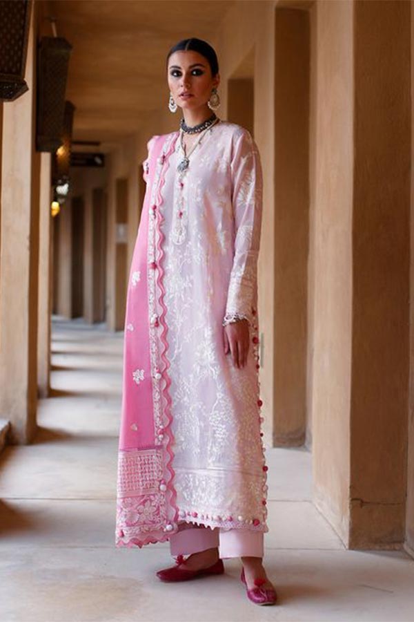 Zaha S/S Luxury Lawn'22 ZL#01-A FERESHTEH