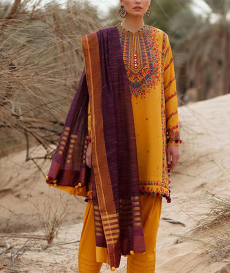 Zaha S/S Luxury Lawn'22 ZL#05-A SOUZAN