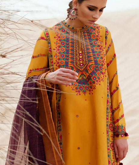 Zaha S/S Luxury Lawn'22 ZL#05-A SOUZAN