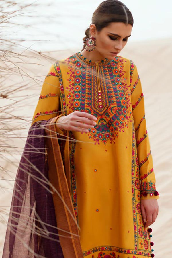 Zaha S/S Luxury Lawn'22 ZL#05-A SOUZAN