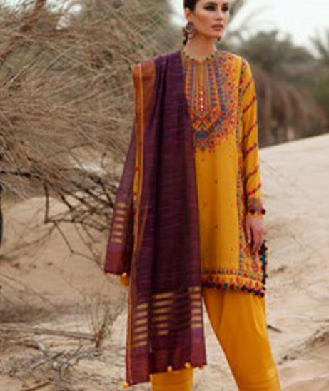 Zaha S/S Luxury Lawn'22 ZL#05-A SOUZAN