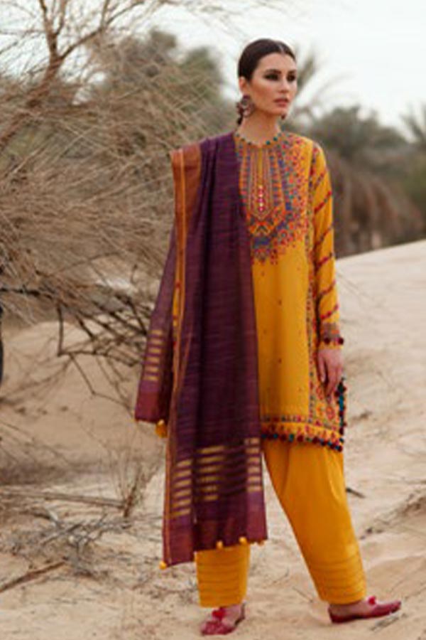 Zaha S/S Luxury Lawn'22 ZL#05-A SOUZAN