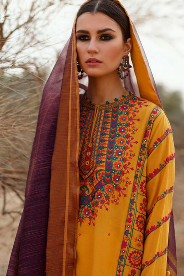 Zaha S/S Luxury Lawn'22 ZL#05-A SOUZAN