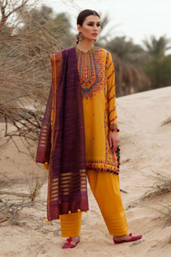 Zaha S/S Luxury Lawn'22 ZL#05-A SOUZAN