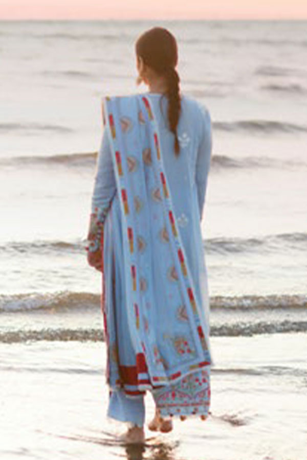 Zaha S/S Luxury Lawn'22 ZL#08-A AYSAN