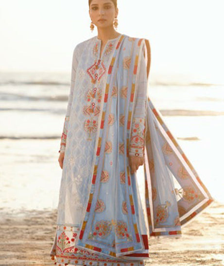 Zaha S/S Luxury Lawn'22 ZL#08-A AYSAN