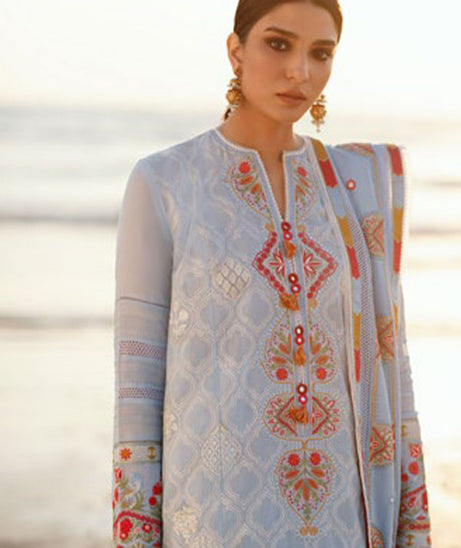 Zaha S/S Luxury Lawn'22 ZL#08-A AYSAN
