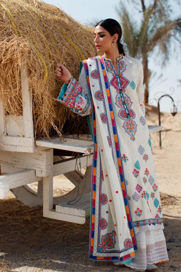 Zaha S/S Luxury Lawn'22 ZL#08-B AYSAN