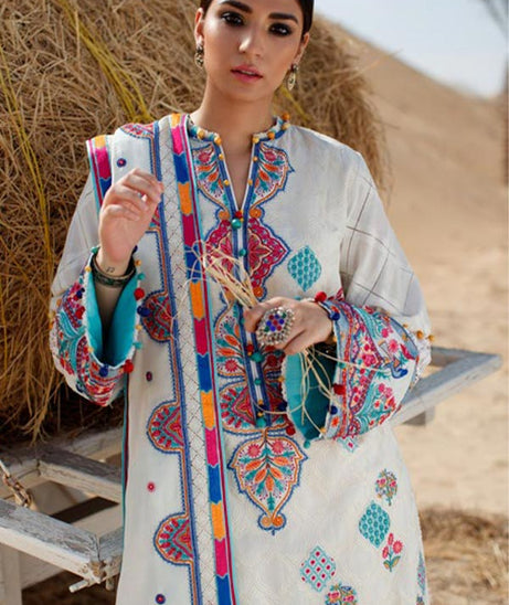 Zaha S/S Luxury Lawn'22 ZL#08-B AYSAN