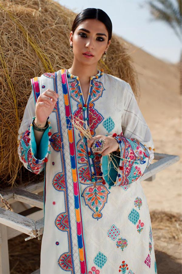 Zaha S/S Luxury Lawn'22 ZL#08-B AYSAN