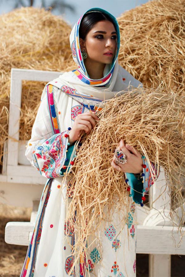 Zaha S/S Luxury Lawn'22 ZL#08-B AYSAN