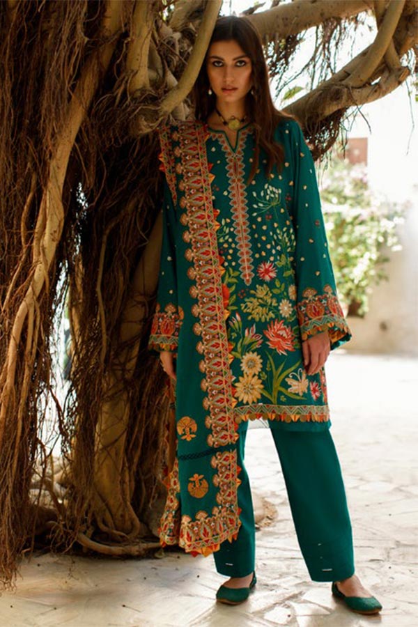 Zaha S/S Luxury Lawn'22 ZL#09-B TAVOUS