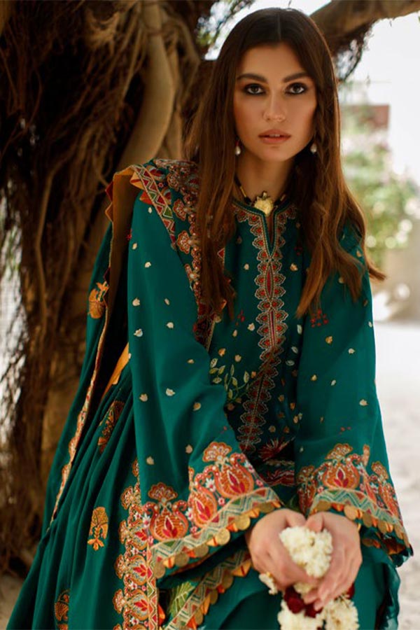 Zaha S/S Luxury Lawn'22 ZL#09-B TAVOUS