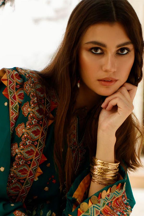 Zaha S/S Luxury Lawn'22 ZL#09-B TAVOUS