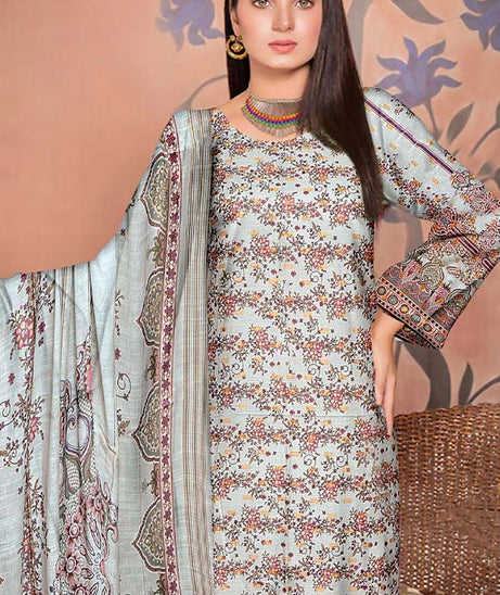 Zaib Tan Aashna Lawn`23 Vol-103 D#01 Grey