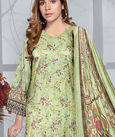 Zaib Tan Aashna Lawn`23 Vol-103 D#01 L-Green