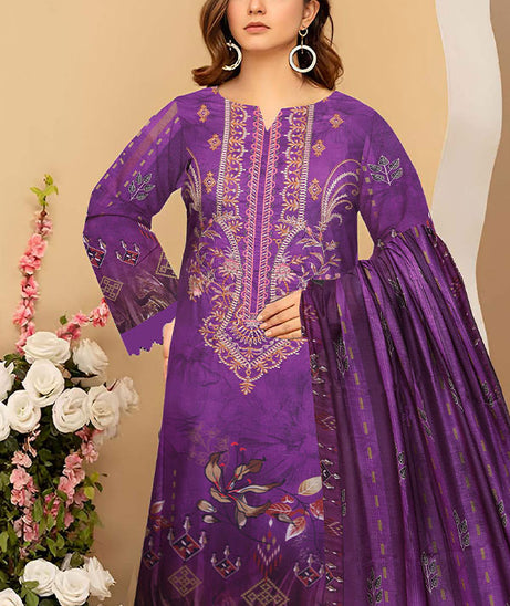 Zaib Tan Banarasi Lawn`25 (Vol-1017) D#10