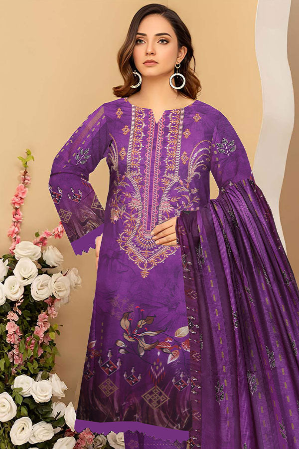 Zaib Tan Banarasi Lawn`25 (Vol-1017) D#10