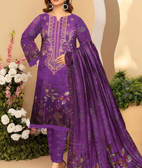 Zaib Tan Banarasi Lawn`25 (Vol-1017) D#10