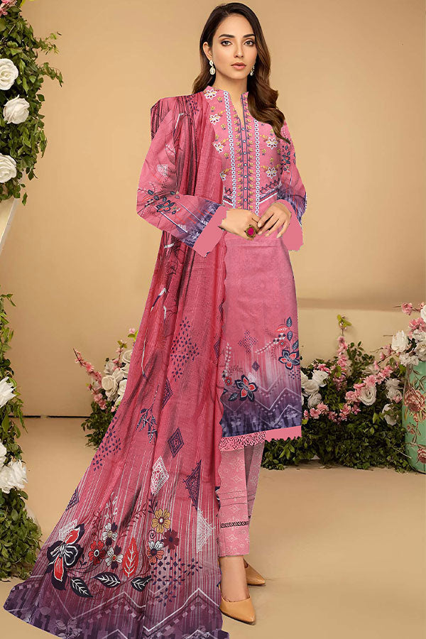 Zaib Tan Banarasi Lawn`25 (Vol-1017) D#02