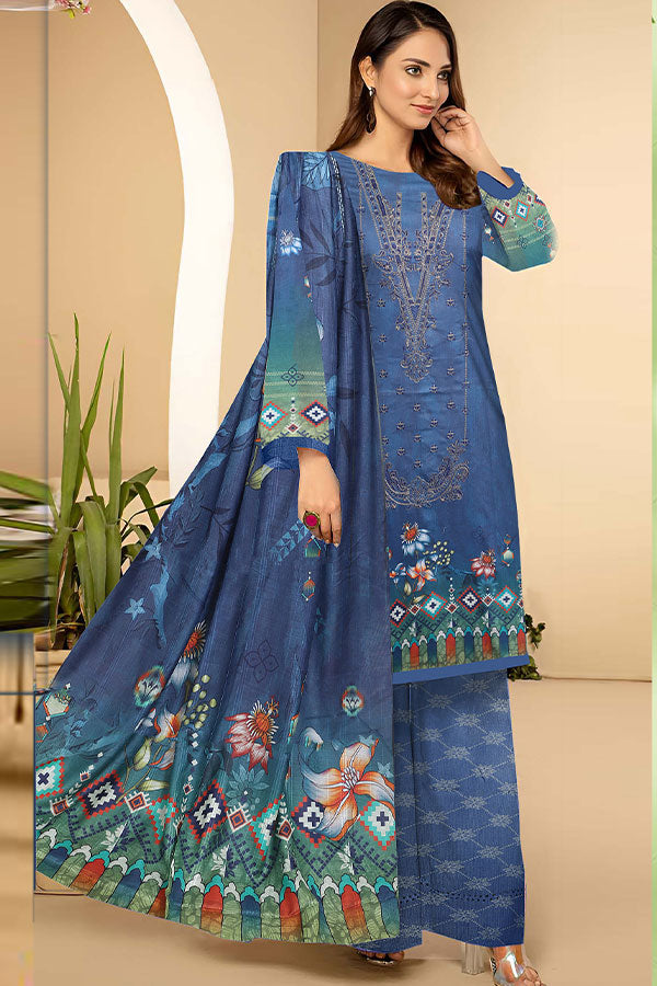 Zaib Tan Banarasi Lawn`25 (Vol-1017) D#04