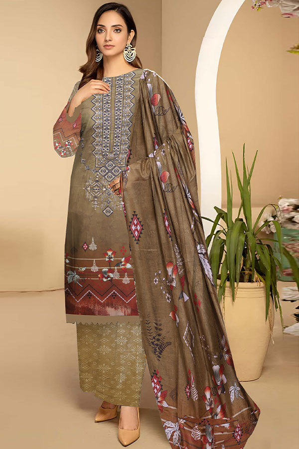 Zaib Tan Banarasi Lawn`25 (Vol-1017) D#05